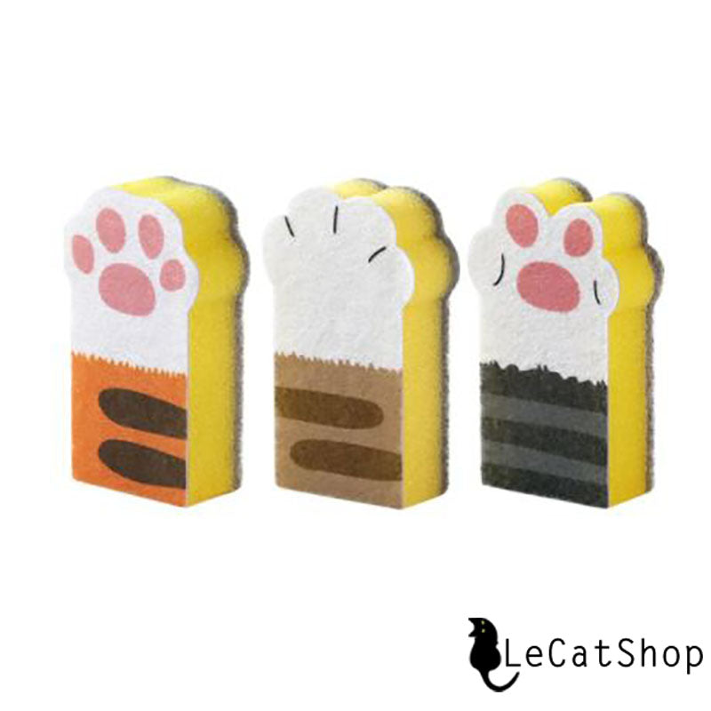Cat paw sponges