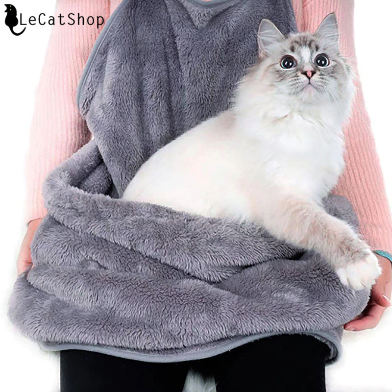 Grey cat carrier