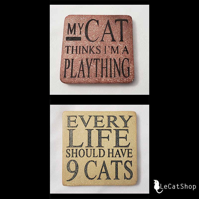 Cat coasters