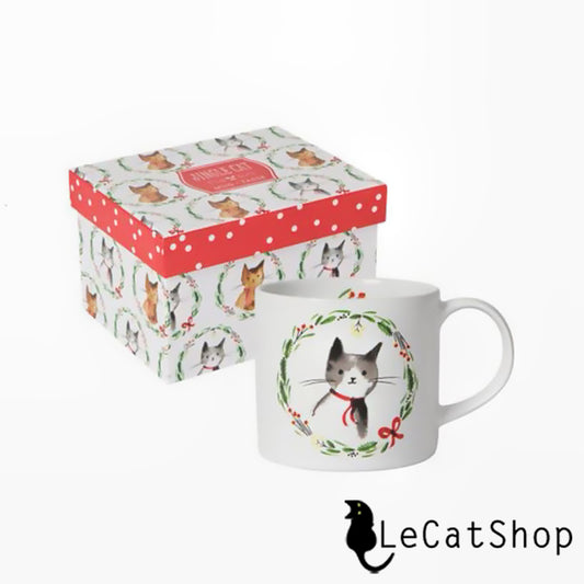Tasse Jingle Cat avec boîte cadeau