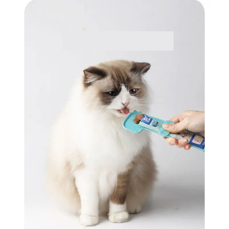 Lickable Wet Cat Treats Feeder Spoons