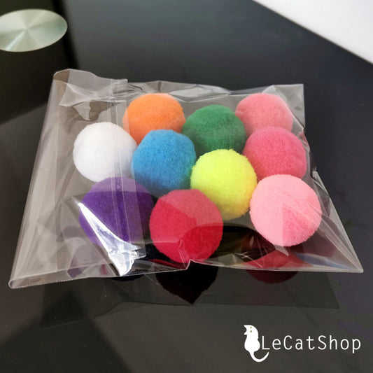 Color cat toy balls
