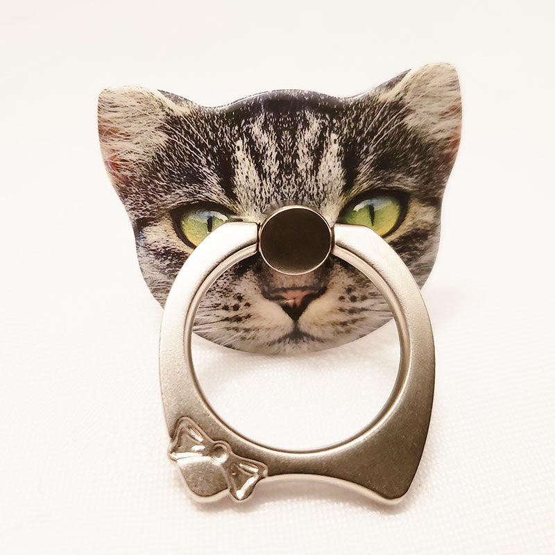 Tabby ring cat stand support for cell phones